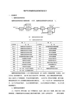 锅炉车间输煤机组控制