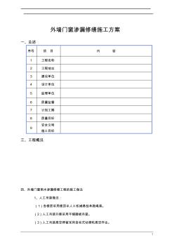 防渗漏施工方案 (2)