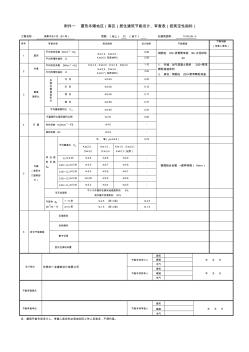 附表1居住建筑节能设计报审表(按规定性指标)