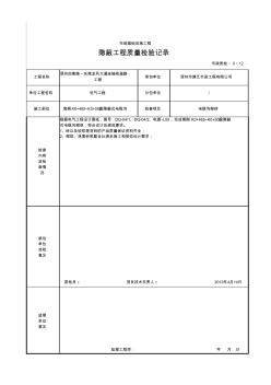 隱蔽工程質(zhì)量檢驗(yàn)記錄0