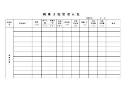 隔爆水袋檢查管理臺帳