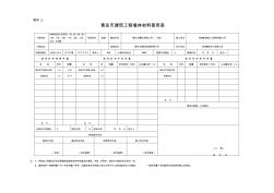 青岛市建筑工程墙体材料使用表