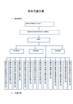 项目代建方案