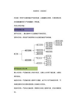 风机常用计算公式