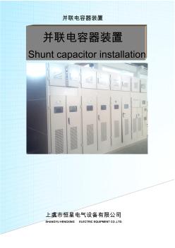 高压并联电容器装置说明书 (2)