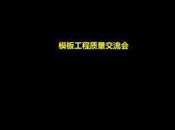 高層建筑模板施工工藝PPT課件