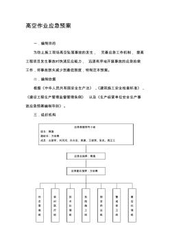 高空作业应急预案 (3)