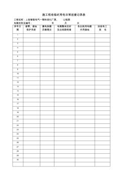 臨時用電日常巡查記錄表-副本