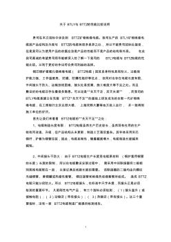 关于BTLY与BTTZ的性能比较说明