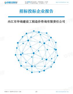 内江市华询建设工程造价咨询有限责任公司-招投标数据分析报告