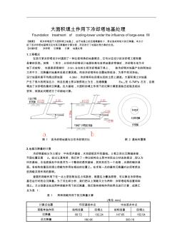 冷卻塔地基處理