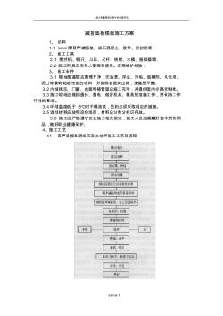 减振垫板楼面施工方案 (2)