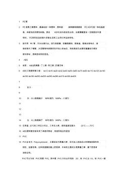 几种塑料管的类别分析