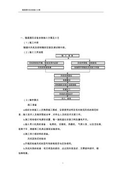 吉首某某隧道通风机安装施工方案