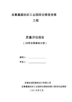 基礎(chǔ)質(zhì)量評(píng)估報(bào)告 (2)