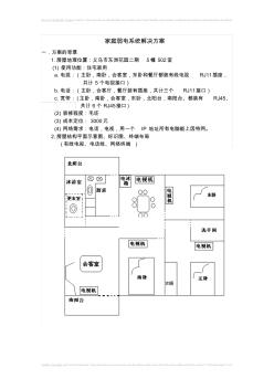 家庭弱电系统解决方案