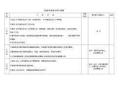 年安全工作计划表