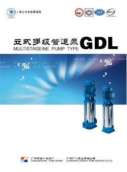 广一P-GDL立式多级管道泵