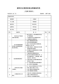 建筑安全隐患排查治理制度 (2)