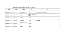 建筑工程学院年硕士研究生复试日程安排(土木工程材料