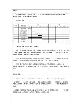 建筑工程施工管理教學案例一