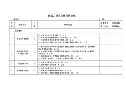 建筑施工企业单个项目评分内容和评分标准(安全、文明施工行为)