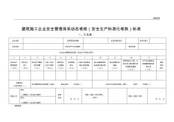 建筑施工企业安全管理体系动态考核(安全生产标准化考核)标准 (2)