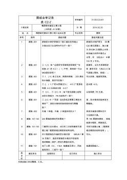 建筑施工图图纸会审记录(A11建筑)