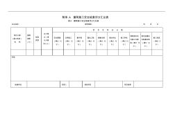 建筑施工安全检查标准JGJ59-2011(2011最新版)附表