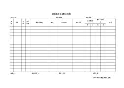 建筑施工现场职工名册、考勤表、工资表