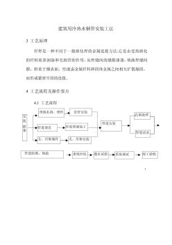 建筑用冷热水铜管安装工法_secret