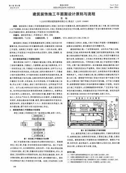 建筑装饰施工平面图设计原则与流程