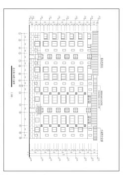 某七层砖混结构住宅楼建筑施工图全套图纸Model(
