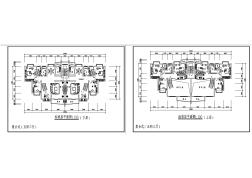 某地区复合式住宅楼平面设计施工图纸