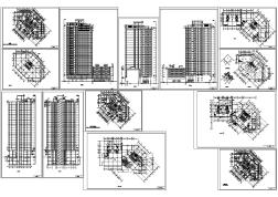 某地高层住宅楼设计图纸(共13张)