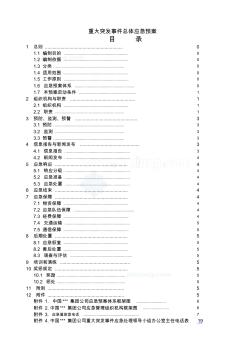 某大型电力建设公司重大突发事件总体应急预案_secret