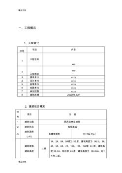 某高层建筑沉降观测方案教学教材