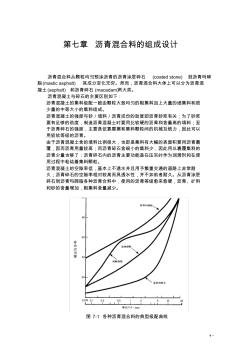 瀝青路面用瀝青混合料的分類