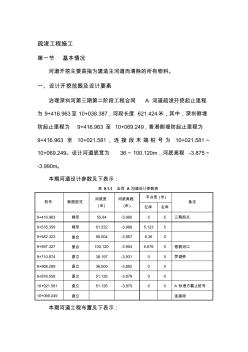 河道疏浚工程施工组织设计