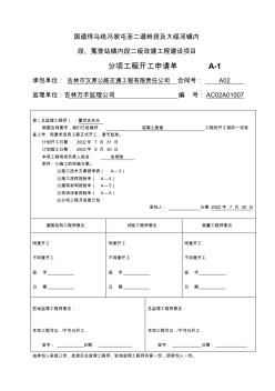 混凝土路面開(kāi)工報(bào)告