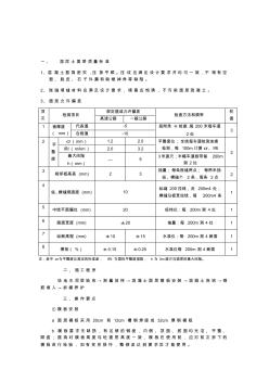 混泥土面層質(zhì)量標(biāo)準(zhǔn)