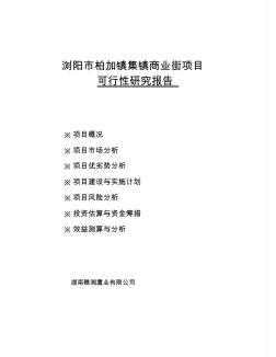 湖南赣湘房地产项目可行性研究报告