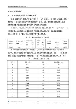 环境风险评估报告