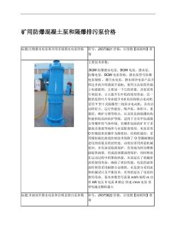 矿用防爆混凝土隔爆排污泵价格 (2)