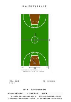 硅-PU塑胶篮球场施工方案 (2)