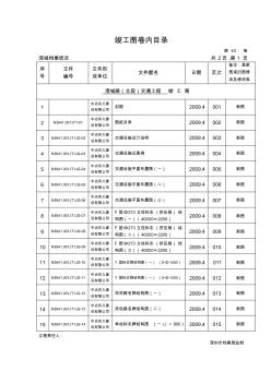 竣工圖目錄(港城路北段交通工程)第43卷