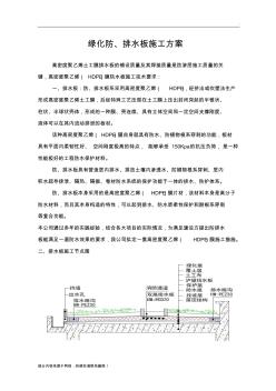 綠化排水板施工方案 (2)