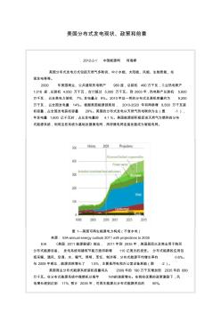 美国分布式发电现状、政策和前景