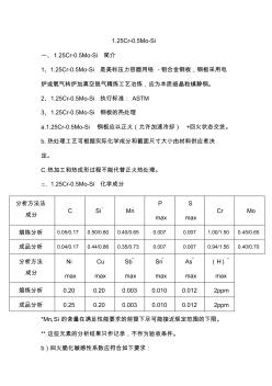 美標(biāo)壓力容器用鉻-鉬合金鋼板1.25Cr-0.5Mo-Si