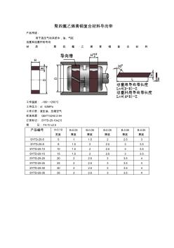 聚四氟乙烯青铜复合材料导向带